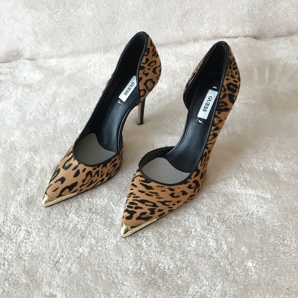 Guess Leopard Heels Size 6 - Picture 10 of 11